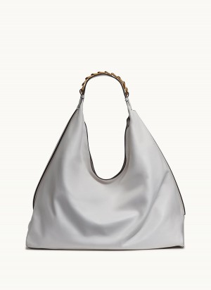 Donna Karan Bellmore Xl Hobo Bag White | UAE_DK75506