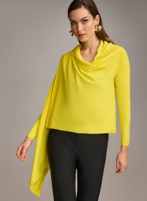 Donna Karan Drape Cardigan Sweaters and Tops Multicolor | UAE_DK69721