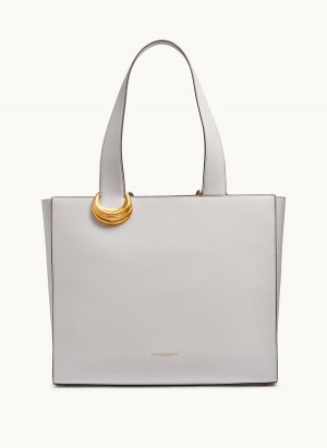 Donna Karan Hewlett Tote Bag White | UAE_DK34327