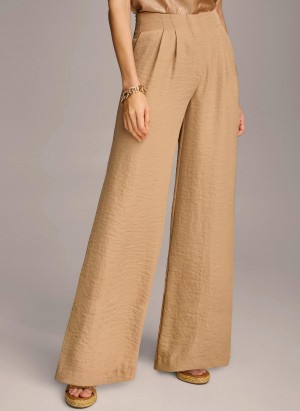 Donna Karan High Waisted Pants Brown | UAE_DK90643