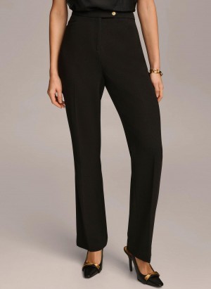 Donna Karan Updated Modern Fit Pants Black | UAE_DK87959