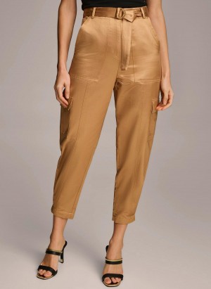 Donna Karan Utility Pants Copper | UAE_DK31448