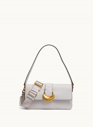 Donna Karan Valley Stream Shoulder Bag White | UAE_DK20984