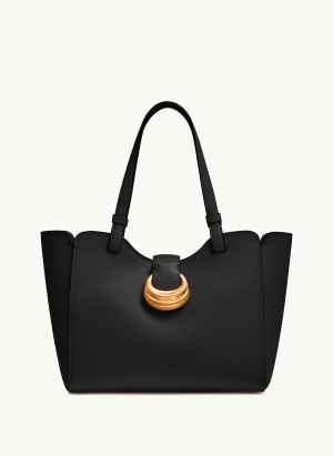 Donna Karan Valley Stream Tote Bag Black / Gold | UAE_DK87568