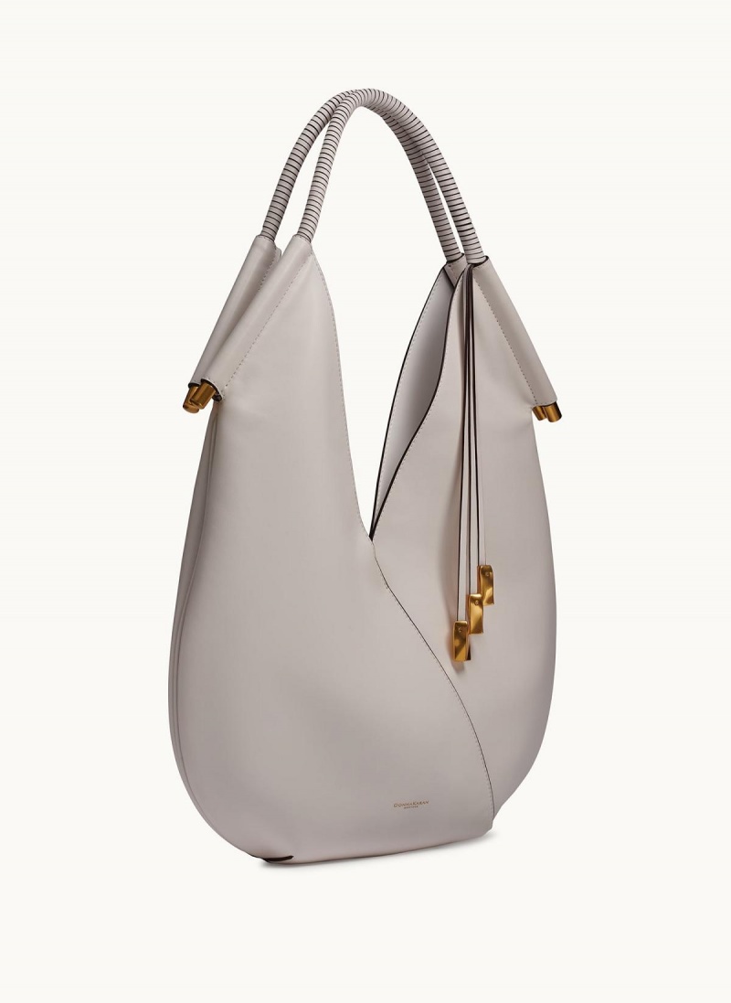 Donna Karan Baldwin Large Shoulder Bag White | UAE_DK49712