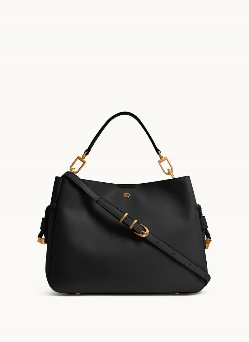 Donna Karan Bellerose Satchel Black | UAE_DK40968