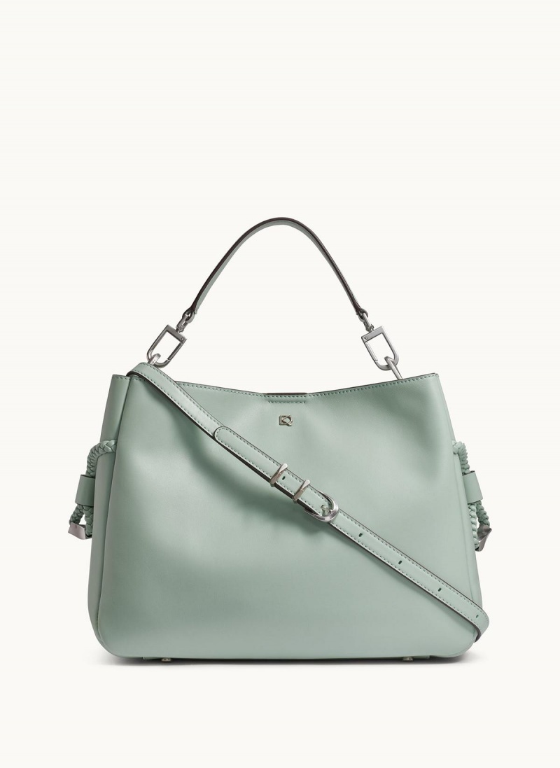 Donna Karan Bellerose Satchel Light Green | UAE_DK17518