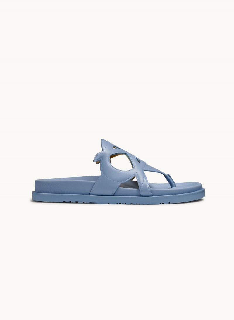 Donna Karan Hatsy Flat Sandals Blue | UAE_DK17499