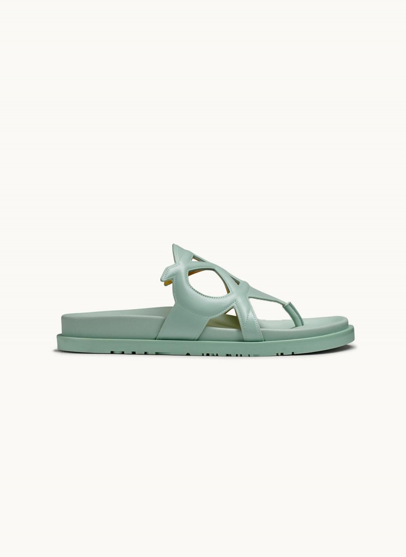 Donna Karan Hatsy Flat Sandals Green | UAE_DK88654