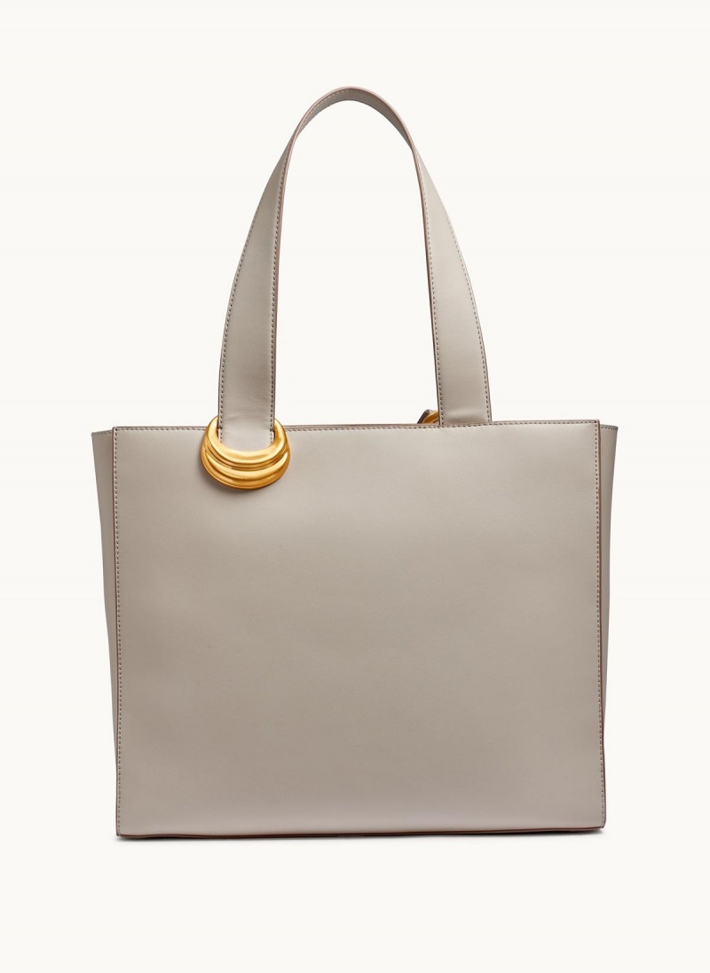 Donna Karan Hewlett Tote Bag Cream | UAE_DK56474