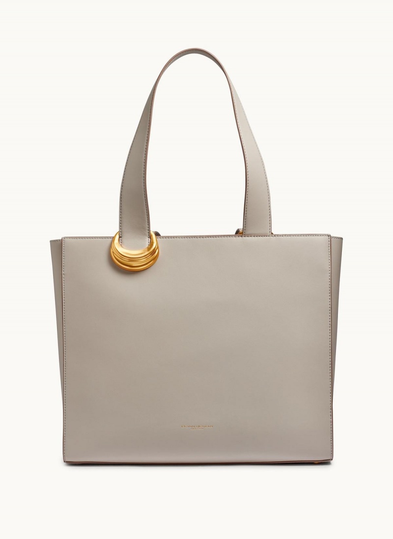 Donna Karan Hewlett Tote Bag Cream | UAE_DK56474