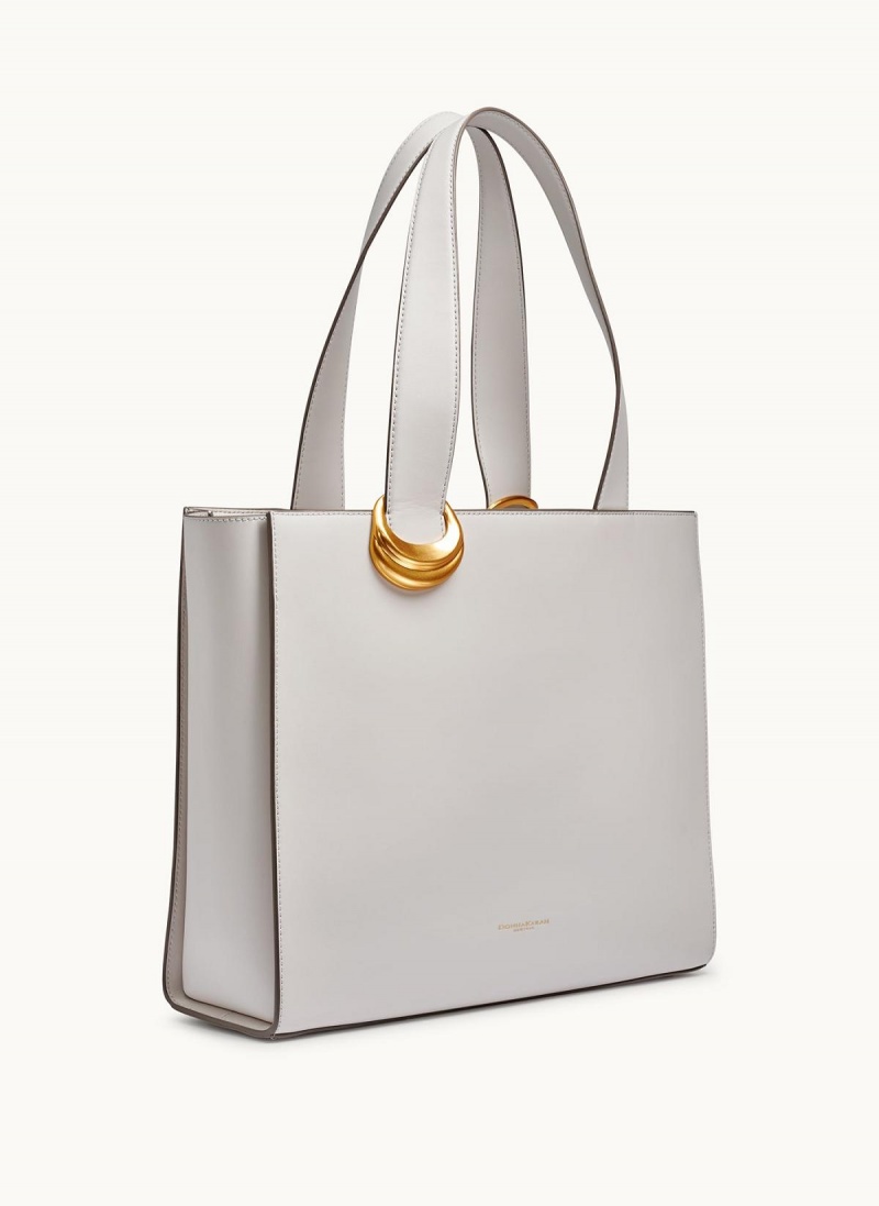 Donna Karan Hewlett Tote Bag White | UAE_DK34327