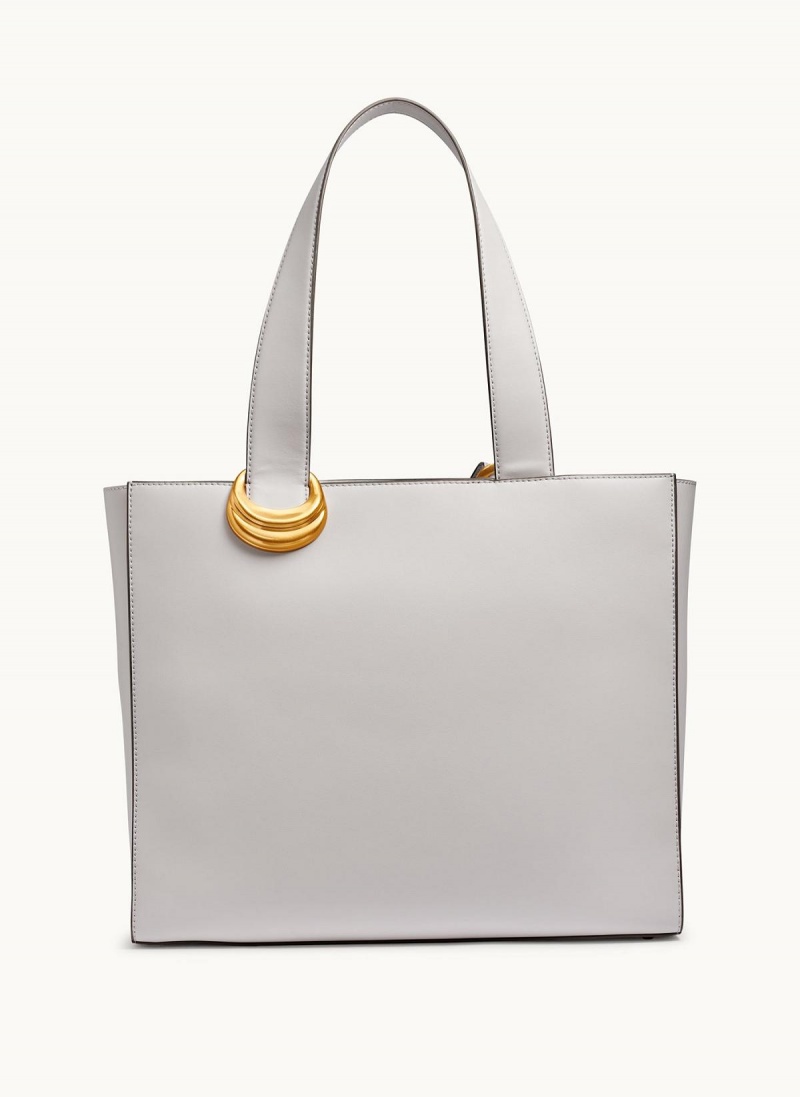 Donna Karan Hewlett Tote Bag White | UAE_DK34327