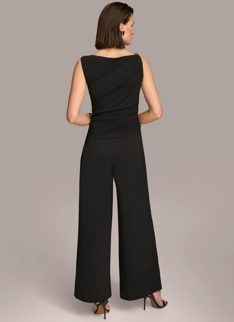 Donna Karan Jumpsuit With Hardware Jumpsuit Black | UAE_DK60816