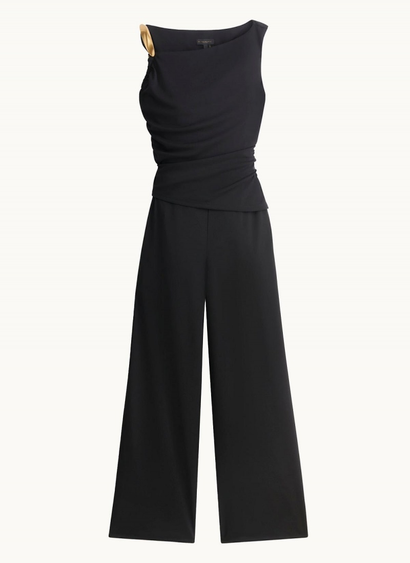 Donna Karan Jumpsuit With Hardware Jumpsuit Black | UAE_DK60816