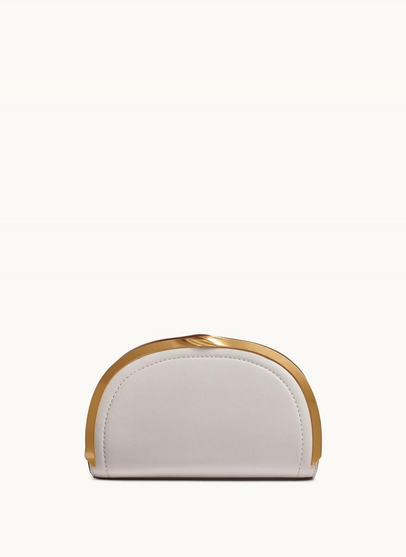 Donna Karan Lawrence Clutch Satchel White | UAE_DK36999