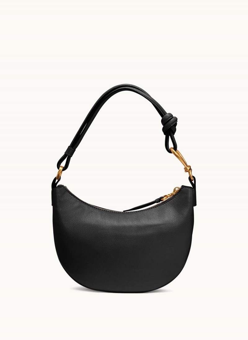 Donna Karan Roslyn Small Hobo Bag Black / Gold | UAE_DK78181