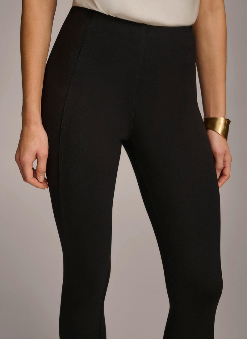 Donna Karan Skinny Leg Pants Black | UAE_DK78138