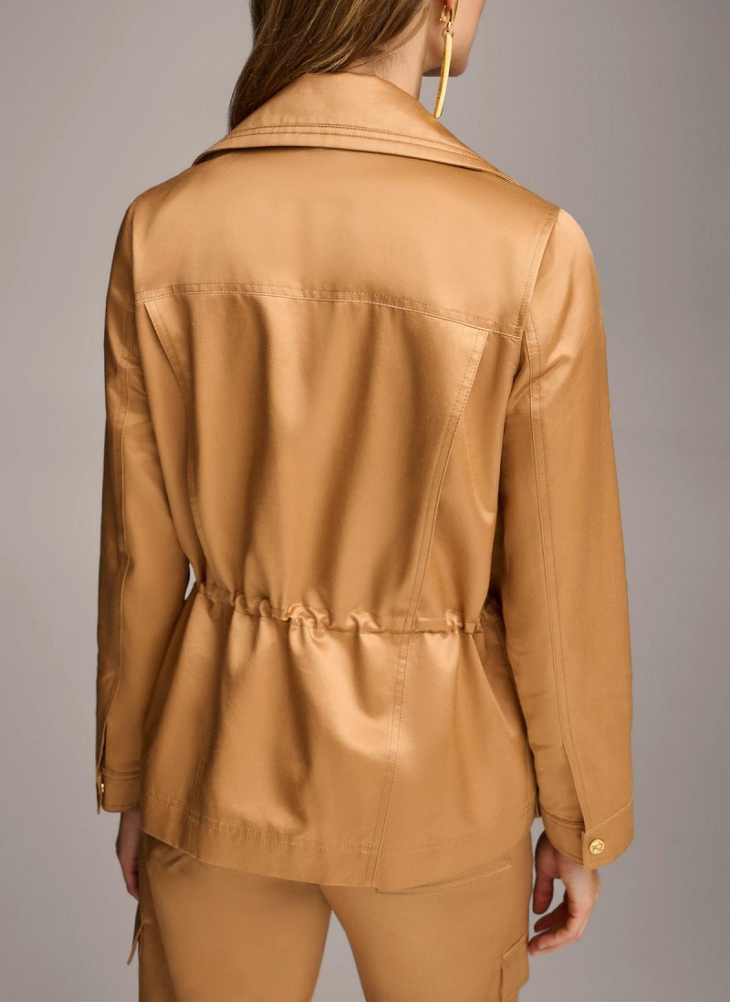 Donna Karan Utility Blazer Outerwear Copper | UAE_DK44747