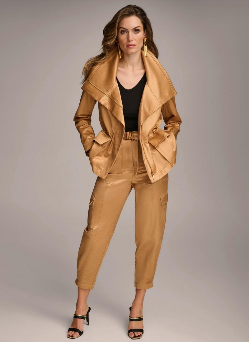 Donna Karan Utility Blazer Outerwear Copper | UAE_DK44747