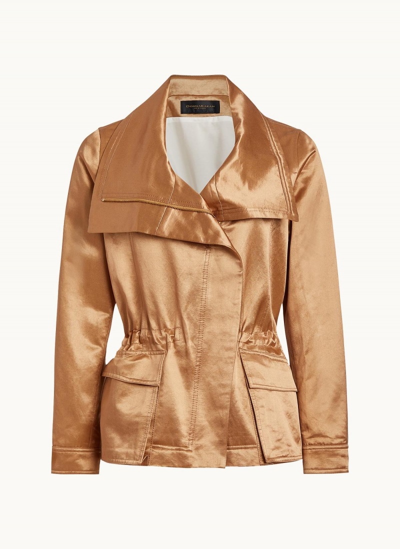 Donna Karan Utility Blazer Outerwear Copper | UAE_DK44747