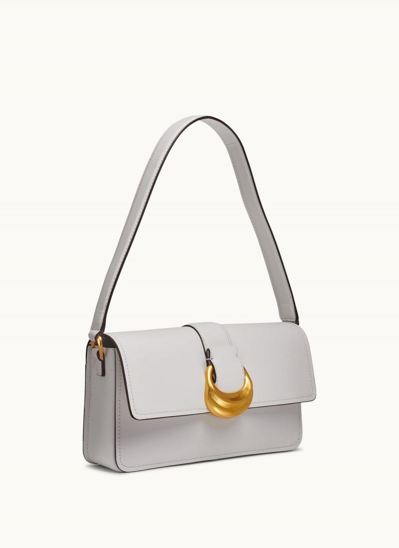 Donna Karan Valley Stream Shoulder Bag White | UAE_DK20984