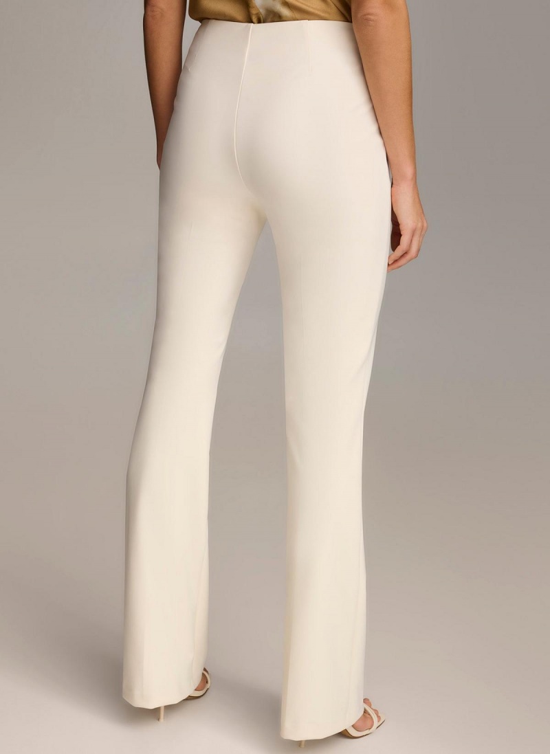 Donna Karan Wide Leg Pants White | UAE_DK86788