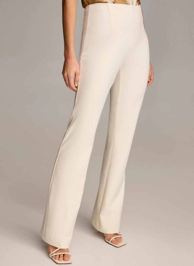 Donna Karan Wide Leg Pants White | UAE_DK86788